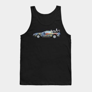 DragonCon Marriott Carpet BTTF Delorean Tank Top